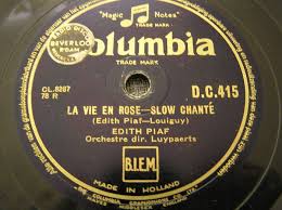 This may well be one of the two greatest and most archetypal love songs ever written, the other being plaisir d'amour. 78 Rpm 28 Records French Chansons Including Edith Piaf Catawiki