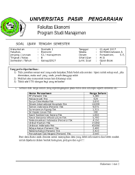 Check spelling or type a new query. Doc Soal Uts Statistik 1 Purwantoro Purwantoro Academia Edu
