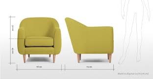 Argstar 1 piece armchair slipcover velvet, chair covers for living room velvet, armchairs cover velvet,arm chair cover for living room, stylish slipcovers for arm chairs, dark green. Tubby Armchair In Lime Green Made Com