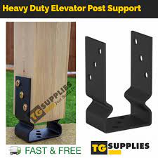 Our affordable metal carports for sale offer years of service for you. Heavy Duty Bolt Down Black Post Support Bracket Pergola Foot Post Base Unique Ebay