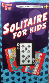 (the set up of a traditional solitaire game). Solitaire For Kids Board Game University Games Children S Game Card Game From Sort It Apps