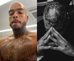 Diversão / tatuagem nas costas. Mc Kevin Choca Internautas Por Tattoo Inusitada De Jesus Na Cabeca Popline