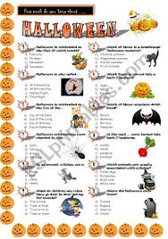 Only true fans will be able to answer all 50 halloween trivia questions correctly. Halloween Quiz Esl Worksheet By Jayce
