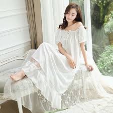 Cheap Dress For Sleep Buy Quality Home Dress Directly From China Summer Nightdresses Suppliers Womens Long Sle Night Gown Womens Satin Dress Night Gown Dress