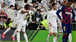 Real madrid in actual season average scored 1.84 goals per match. Real Madrid 2 0 Barcelona Vinicius Junior And Mariano Score In Key El Clasico Bbc Sport