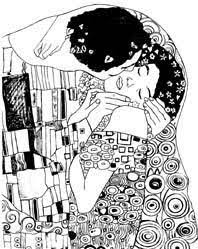 the kiss by gustav klimt cling rubber stamp cherry pie art stamps coloriage lettre r