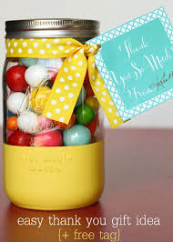 Birthday Thank You Gift Ideas Jar Gift With Free Prints Jar Gifts Mason Jar Gifts Diy Teacher Gifts