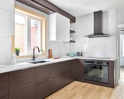 تصویر Melamine kitchen cabinets