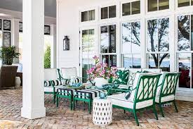 Free shipping on qualified orders. Green Outdoor Chairs With Black And White Bolster Pillows Transitional Deck Patio