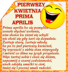Pierwszy kwietnia Prima aprilis bo się pomylisz - Gify i obrazki ...