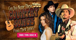 Just pick a subject, thing or topic and start a question answer session. Can You Name These 1990s Country Songs From Their Lyrics