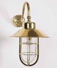 Brass outdoor wall lights