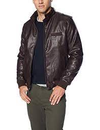 Members Only Men S Vegan Leather Iconic Racer Jacket Vegan Afflink Mens Clothing Styles Racer Jacket Mens Vegan