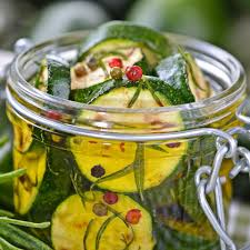 Eingelegte Zucchini Rezept Zucchini Einlegen Zucchini Gemuse Einmachen