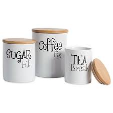 Palladian glass and stainless steel 4 piece kitchen canister set with lid. Kitchen Dining Bar Set Of 4 Old Dutch International Copper Clad Stainless Steel Hammered Canister Kitchen Storage Organization