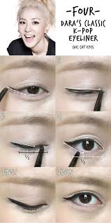 6 K Pop Inspired Korean Style Eyeliners Tutorial Madokeki Beauty Skincare Style Korean Eye Makeup Eyeliner Tutorial Asian Eye Makeup
