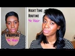 It helps wick away moisture and also helps the heat. Dry Wrap Dry Wrapping 4c Natural Hair Night Time Routine For Silky 4c Natural Hair Youtube