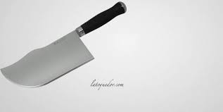 feuille de boucher professionnelle bargoin a dos cintre pour la decoupe de la viande feuille de boucher feuille cintre