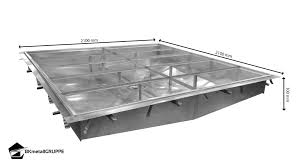 Edelstahl Wanne 2100mm X 2100 X 200 300 Mm Wanne Edelstahl Stahl