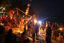 Full Moon Party Ko Phi Phi Thailand Full Moon Party Samui Island Thailand Travel