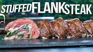 Per side until they're nice grill marks let the steak stand for 10 min. The Best Flank Steak Recipe Stuffed Rolled Grilled Sam The Cooking Guy 4k Youtube