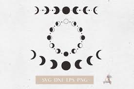 Download Clip Art Moon Svg File Mystical Moon Phase Svg Files For Cricut Celestial Svg Phases Of The Moon Clipart Moon Phases Svg Art Collectibles