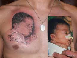 A chest tattoo with a person's name means that the individual is close to your heart. 45 Classy Portrait Tattoos On Chest