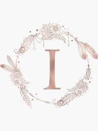 Backgrounds have a significant impact on the design of a website. Letter I Rose Gold Pink Initial Monogram Sticker By Naturemagick In 2021 Rose Gold Pink Lettering Rose Gold Aesthetic
