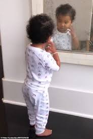 Black 14 Year Old Kids Khloe Kardashian Posts Clip Of True Playing Peek A Boo With Reflection Kardashian Khloe Kardashian Khloe