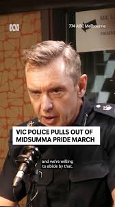 Victoria Police have decided not to walk in Midsumma's Pride March this  year, after months of back and forth over their participation in the LGBTQ+  event. Joining Sharnelle Vella and Bob Murphy