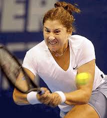 Monica seles, serbian tennis player. Monica Seles Holy Smoke Redcafe Net