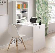 Le bureau mural octave a été spécialement conçu pour les petits espaces. Un Bureau Mural Pliable Selections Shopping Monpetitappart Amenagement Et Decoration Pour Petits Espaces
