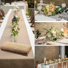 Chemin de table au meilleur prix. Toile De Jute Chemin De Table Jute Imite Lin Nappe Rustique Fete De Mariage Banquet Decoration Maison Textiles Superposition Camino De Mesa Aliexpress