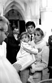 Select from premium nathalie delon of the highest quality. Keeping A Watchful Eye On Anthony At His Baptism Is The Man In The Background Wearing A Costume Moustache Alain Delon Romy Schneider Women In France