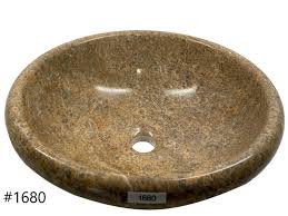 soluna oceanic fossil stone sink with