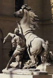 A Highly Talented Figure In Baroque Sculpture Guillaume Coustou Is Best Known For His Two Pieces Of Marble Sculptu Horse Sculpture Baroque Sculpture Sculpture