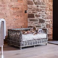 1024 x 1024 jpeg 153 кб. Raised Rattan Dog Bed By Charley Chau Notonthehighstreet Com