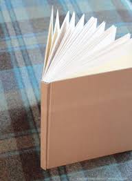 Then fully close the book and stick the cover onto the front page. Make Book Binding Tutorial Book Binding Diy Diy Book Book Binding