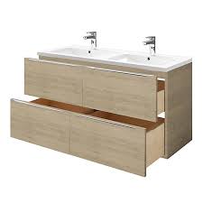 2:26 castorama 1 694 просмотра. Meuble Sous Vasque A Suspendre Goodhome Imandra Bois 120 Cm Plan Vasque Nira Castorama