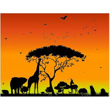 Stickers Coucher De Soleil Savane Muraux stickers pour vitres et fenêtres stickers pour frigo stickers pour table et bureau stickers pour armoire stickers pour porte stickers pour ordinateur portable carrelages adhésifs paquets de stickers rouleaux de papier peint papiers peints vinyle papiers peints lavables sur mesure papiers. stickers coucher de soleil savane
