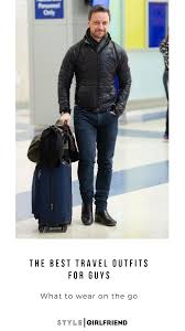 8 Travel Essentials For Stylish Guys On The Go Style Girlfriend Mens Travel Essentials Mens Travel Style Travel Outfit