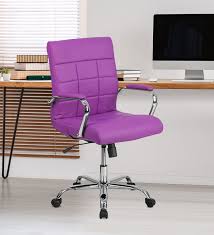 buy eva executive office chair in purple colour by furniturstation online mid back ergonomic chairs chairs furniture pepperfry product executive office chairs ergonomic chair office chair