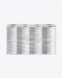Download Toilet Tissue 16 Pack Mockup In Packaging Mockups On Yellow Images Object Mockups