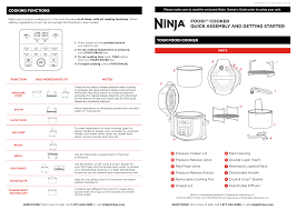 Maybe you would like to learn more about one of these? Ninja Op401 Foodi Pressure Cooker Quick Start Guide Manualzz