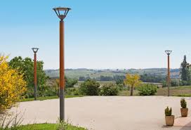 Yes Lamothe Goas France Park Lighting Wooden Lighting Poles Jpg 1177 800 Park Lighting Wooden Light Street Light