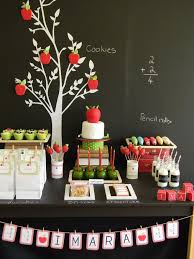 Back 2 School Guest Dessert Feature Amy Atlas Events Teacher Party Back To School Party Preschool Graduation
