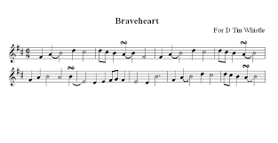 Braveheart Theme Tin Whistle Braveheart Whistle