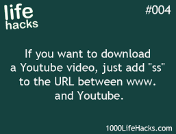 This quick and simple life hacks video series has all kinds of useful tips to make your day easier, all broken into small, two minute chunks. 1000 Life Hacks 004 If You Want To Download Youtube Videos Lifehacks 1000 Life Hacks Life Hacks Youtube Life Hacks