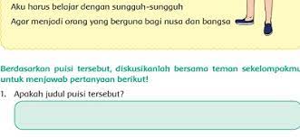 Berikut ini beberapa contoh puisi anak sd, smp dan sma yang bertemakan alam. Apakah Judul Puisi Tersebut Siapakah Pengarangnya Tema 6 Kelas 4