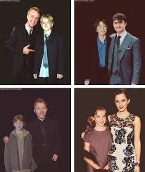 Harry Potter Stars First And Last Movie Premiere Comparison Photos Poor Dan Grew Like 3 Inches Harry Potter Cast Harry Potter Harry Potter Obsession